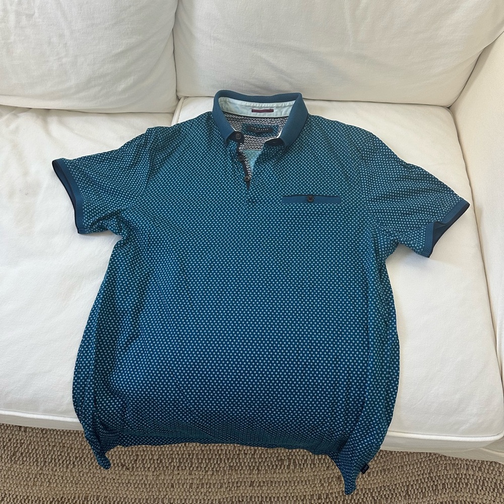 Ted Baker Men's Blue Polo Shirt